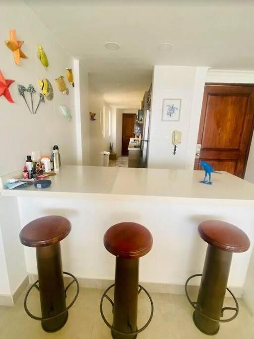 Apt. With Rooftop & Ocean View In The Old * Cartagena